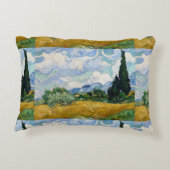リバーシブルバンゴッホ小麦畑 アクセントクッション (裏面)