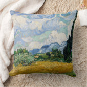 リバーシブルバンゴッホ小麦畑 クッション (ブランケット)