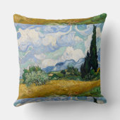 リバーシブルバンゴッホ小麦畑 クッション (裏面)