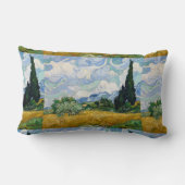 リバーシブルバンゴッホ小麦畑 ランバークッション (裏面)