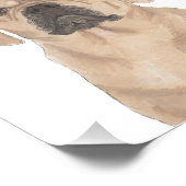 リバーシブルパーソナライズされたアートをパグル フォトプリント            (角)