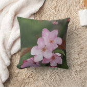 リバーシブルピンクカニりんご花枕 クッション (ブランケット)