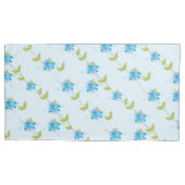 リバーシブルフローラブルース 枕カバー (正面左)