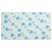 リバーシブルフローラブルース 枕カバー (正面右)