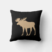 リバーシブルブラックタンのムースシルエット クッション (裏面)