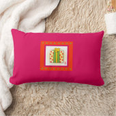 リバーシブルホリデイ装飾用クッション ランバークッション (ブランケット)