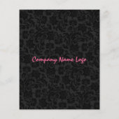 リバーシブルホワイト&ブラックヴィンテージフローラマスク チラシ (裏面)