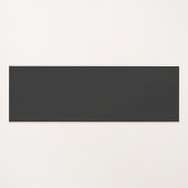 リバーシブルヨガマット2トーン – 黒とクリーム ヨガマット (正面(横))