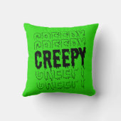 リバーシブル不気味なハロウィーン クッション (裏面)