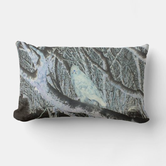 リバーシブル不気味バザードオンブランチ ランバークッション (正面)