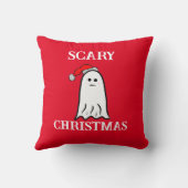 リバーシブル怖いクリスマス幽霊装飾用クッション クッション (裏面)
