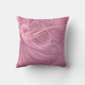 リバーシブル抽象芸術エレガントテクスチャピンク枕 クッション (裏面)