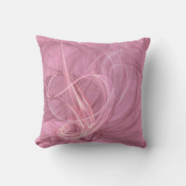 リバーシブル抽象芸術エレガントテクスチャピンク枕 クッション