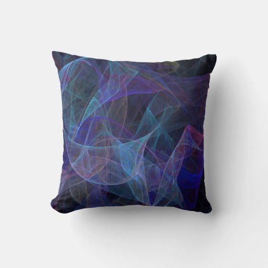 リバーシブル抽象芸術数々のテクスチャー着色枕 クッション (正面)