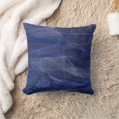 リバーシブル抽象芸術質青枕 クッション (ブランケット)