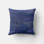 リバーシブル抽象芸術質青枕 クッション (裏面)