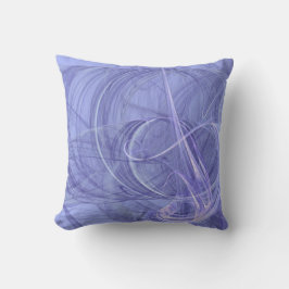 リバーシブル抽象芸術質青白ピロー クッション
