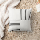 リバーシブル白黒装飾用クッション クッション (ブランケット)