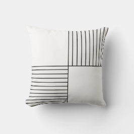 リバーシブル白黒装飾用クッション クッション