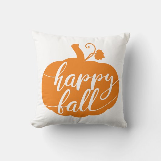リバーシブル秋カボチャ クッション (正面)