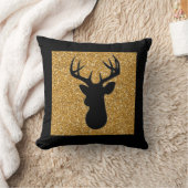 リバーシブル金ゴールドカスタムホリデーテーマ クッション (ブランケット)