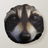 リバーシブル顔ルーンポープリント ラウンドクッション (裏面)