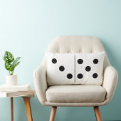 リバーシブル3|5ドミノの枕 ランバークッション (椅子)