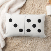 リバーシブル3|5ドミノの枕 ランバークッション (ブランケット)