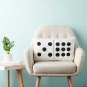 リバーシブル5|9ドミノの枕 ランバークッション (椅子)