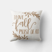 リバーシブルIラブ秋の大半 クッション (裏面)