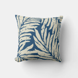 リバーシブルKahanuの庭のハワイのシュロの葉 クッション