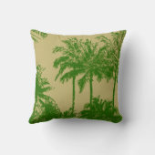 リバーシブルMakenaのビーチのハワイの不完全なやし クッション (裏面)