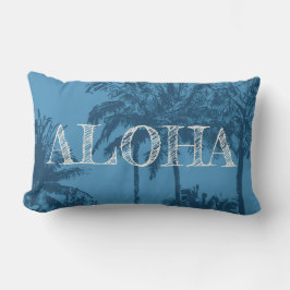 リバーシブルMakenaのビーチのハワイの不完全なやし ランバークッション