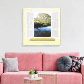 リバーシーン キャンバスプリント (インサイチュ (リビング))