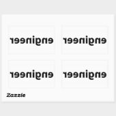 リバースエンジニアリング 長方形シール (シート)