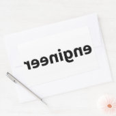 リバースエンジニアリング 長方形シール (封筒)