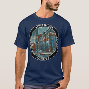 リバーステーションLAロサンゼルス鉄道1 Tシャツ