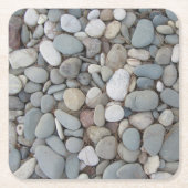 リバーストーンズ秋秋のパターン スクエアペーパーコースター (正面)