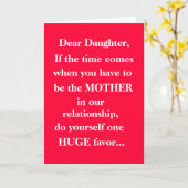 リバースマザーズのデイカード カード (黄色い花)