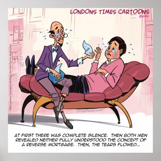 リバースモーゲージセラピーおもしろいポスター ポスター (正面)