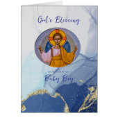 リバーズリビングウォーターおめでとう新生児カード (正面)