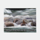 リバーズ·オブ·リビング·ウォー感動的ターズ ドアマット (正面)