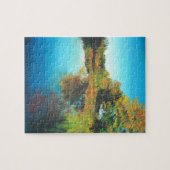 リバーツリーズ秋ランドスケープファインアート ジグソーパズル (横)