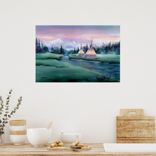 リバーティピキャンプバイシャロンシャーペ ポスター (キッチン)