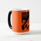 リバーテムズレガッタ – ヴィンテージレトロスタイルボート モーフィングマグカップ (正面左)