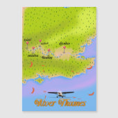 リバーテムズロンドンイングランドの地図 (正面)