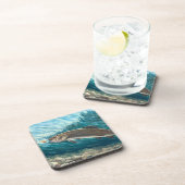 リバーデュオコースターセット | マス素朴コースターセット コースター (右側)