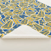 リバーデールフットボールと応援パターン シェルパブランケット (3/4)