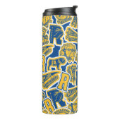 リバーデールフットボールと応援パターン タンブラー (回転左)