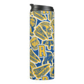 リバーデールフットボールと応援パターン タンブラー (回転右)